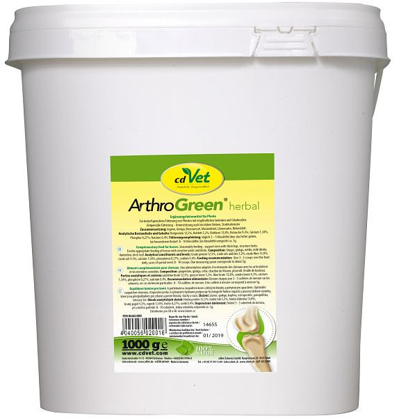 cdVet ArthroGreen à base de plantes 1 kg, 2001