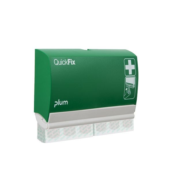 Distributeur de pansements QuickFix Plum, 2 x 45 patchs à l'Aloe Vera apaisants et hydratants, 5506