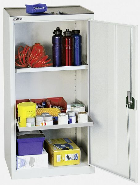 armoire à outils et matériaux contondants série 3000, 7035/7035, 2 étagères, 3001507