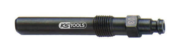Adaptateur de bougie de préchauffage KS Tools, M12x1,25 avec filetage extérieur, longueur 87 mm, 150.3664
