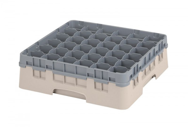Panier de lavage Cambro 36 compartiments Camrack® 11,4 cm Beige, SU: 5 pièces, 36S418184