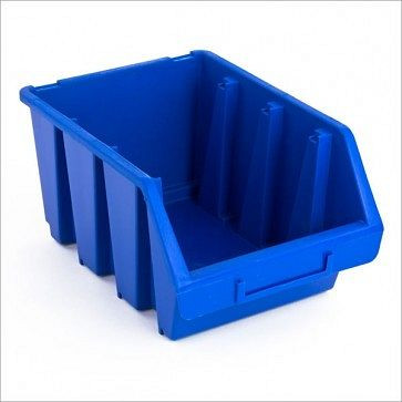 Boîte de rangement ouverte ADB taille 3, dimensions LxPxH : 170x240x126 mm, couleur : bleu, 23395