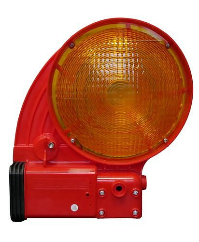 Gyrophare DENIOS pour feux de recul de chantier, émission lumineuse des deux côtés, rouge, 286455