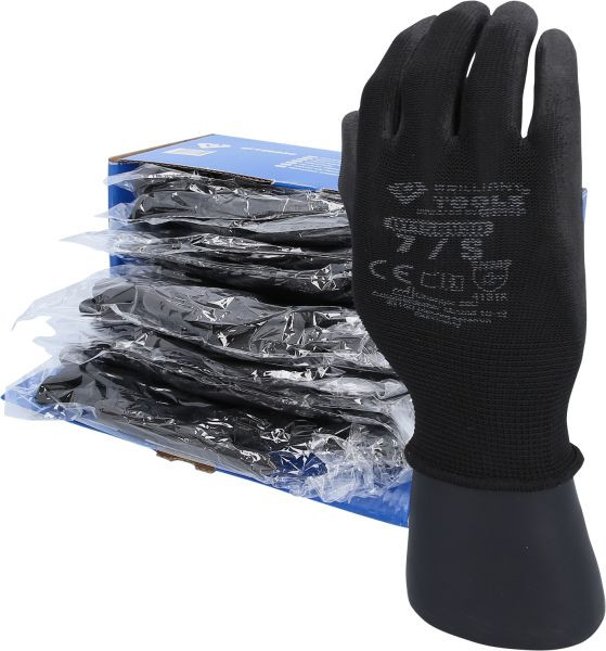 Brilliant Tools Gants en tricot micro fin, taille 7/S, BT156930
