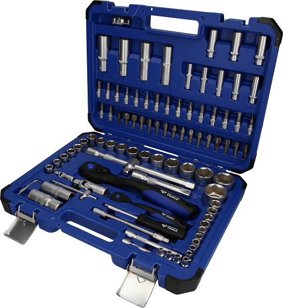 Jeu de clés à douilles Brilliant Tools, 94 pièces, 1/4", 1/2", BT023094