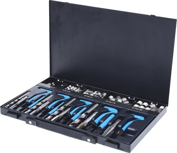 KS Tools kit de réparation de filetage en acier inoxydable M6-M14, 113 pièces, 150.6160