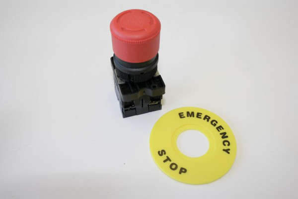 Interrupteur d'ARRET D'URGENCE ELMAG (position 4) pour PLS 500-1100, 9101577