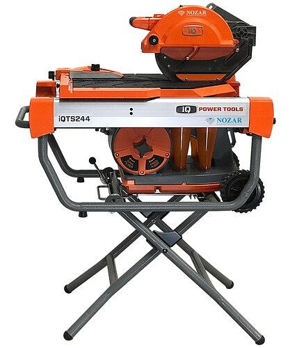 Scie à sec pour carrelage MMXX iQTS244 avec système d'extraction de poussière, 80740