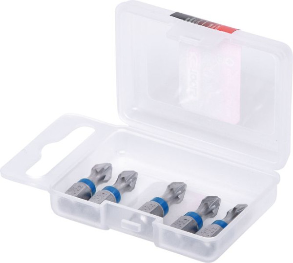 KS Tools Embout TORSIONpower 1/4", 25 mm, PZ2, paquet de 5, 918.3211
