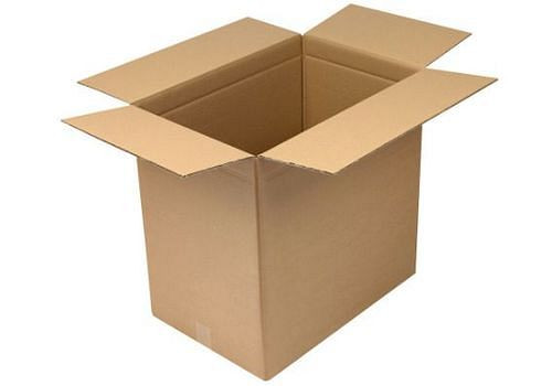Boîte pliante en carton ondulé TransPak 2 parois, dimensions intérieures 590 x 390 x 565 mm, qualité 2.30BC, paquet de 15, 299376