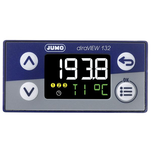 Instrument à affichage numérique JUMO, montage sur panneau, (48x24) mm, AC 110 à 240 V, 00694781