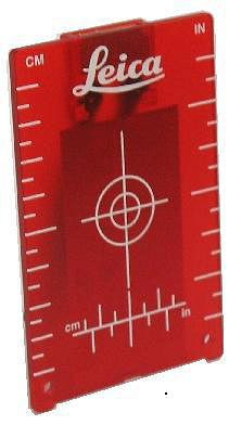 Plaque cible de plafond Leica A210, rouge, 732791