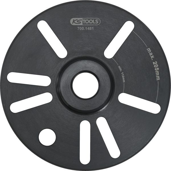 KS Tools Bride de moyeu de roue universelle avec filetage intérieur UN1.1/2, 700.1481