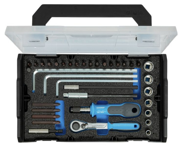 GEDORE jeu d'embouts 1/4" FLEX avec cliquet, 38 pièces, 3437450