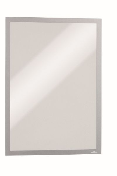 DURABLE DURAFRAME Cadre d'information magnétique A3, argent, lot de 5, 486823