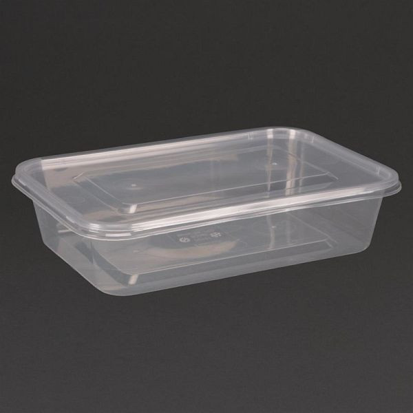 Récipient en plastique pour micro-ondes Fiesta 50cl, UE: 250 pièces, DM181
