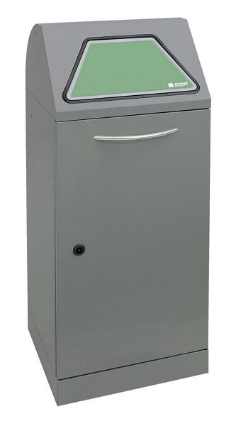 tri des déchets contondants Modul-Vario 75, structure en aluminium gris, système ProSlide, 75 litres, 625-075-0-1-100