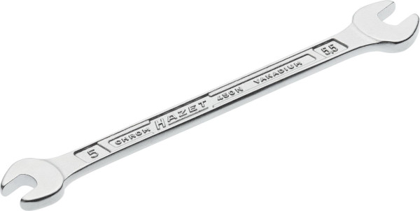 Clé à fourche double Hazet, profil hexagonal extérieur, 5 x 5,5 mm, 450N-5X5,5