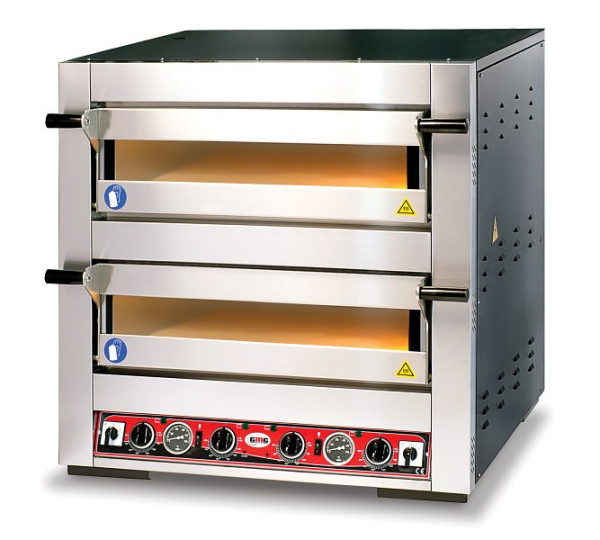 Four à pizza GMG FIRINO PS 44 DE, 2 chambres de cuisson, PS44DE