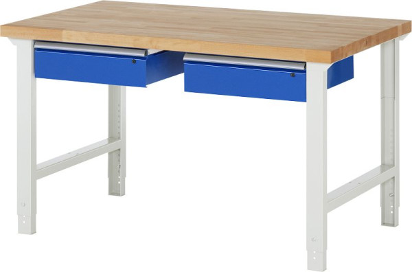 Etabli RAU série 7000 - modèle 7002-1, L1500 x P900 x H790-1140 mm, 03-7002A1-159B4H.11