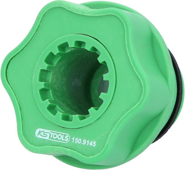 KS Tools Adaptateur d'entonnoir de remplissage d'huile pour Toyota 4Runner, Avalon, Corolla, Fj Cruiser, Land Cruiser, Matrix, RAV4, Sequoia, Tacoma, Tundra, 150.9145