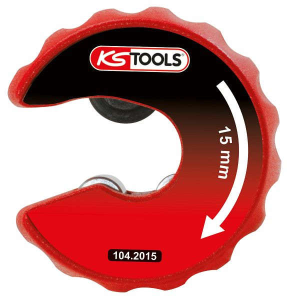 KS Tools coupe-tube à cliquet pour tuyaux en cuivre, 15 mm, 104.2015