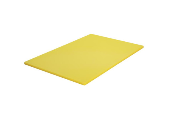 Planche à découper Schneider, gastro, 45x30x1cm, couleur: jaune, polypropylène, 228304