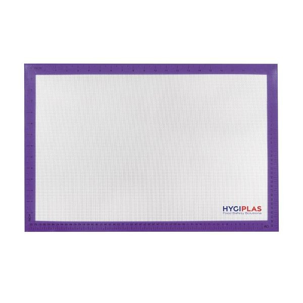Tapis de cuisson antiadhésif Hygiplas violet 585 x 385 mm, FB609