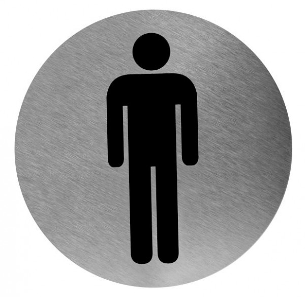Pictogramme All Care Mediclinics homme inox, 14284
