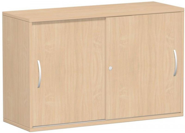 geramöbel panneau supérieur d'armoire à portes coulissantes 25 mm, avec pieds, verrouillable, 1200x425x798, hêtre/hêtre, S-312253-BB