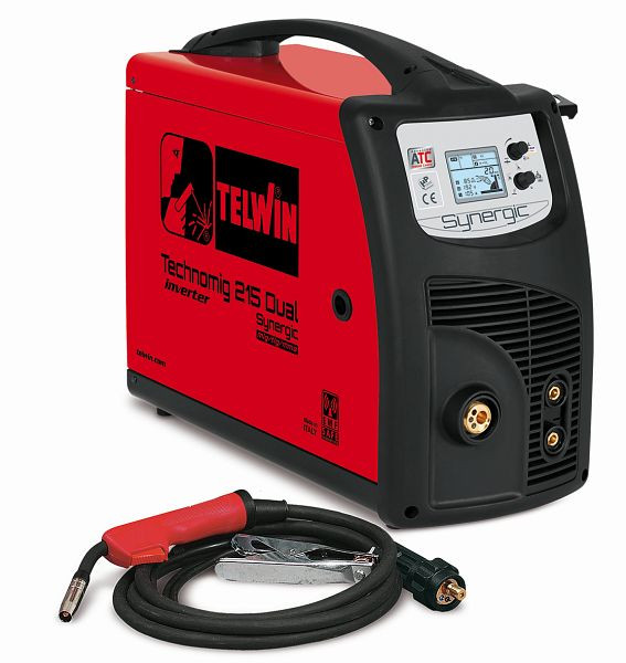 Telwin TECHNOMIG 215 DUAL SYNERGIC Poste à souder à fil contrôlé par microprocesseur 230V, 816053