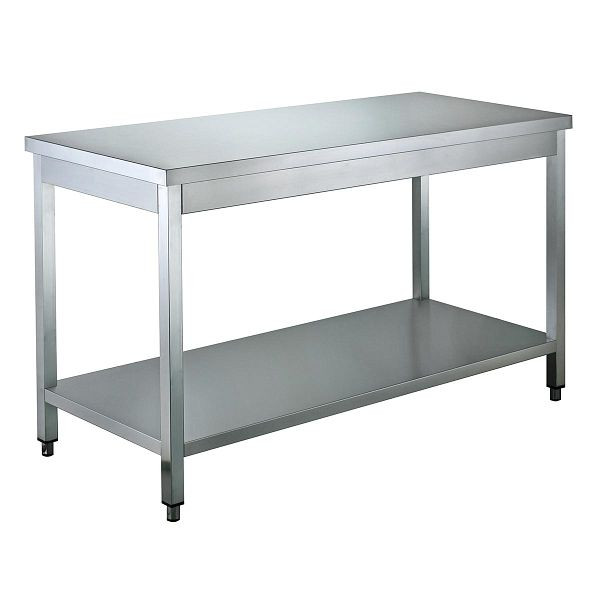 Table de travail Vaiotec EASYLINE 600 / avec étagère inférieure, 100x60x85 cm, 10044