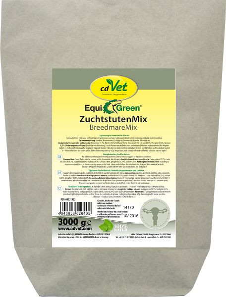 cdVet EquiGreen mélange poulinière 3 kg, 2040