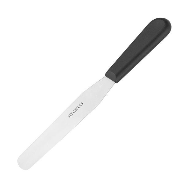 Couteau à palette Hygiplas droit 15cm noir, D402
