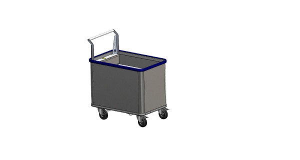 Gmöhling chariot à ressorts G®-ERGO vario smart grip D 1408 / 180, 740 x 510 x 485 mm, 222140826