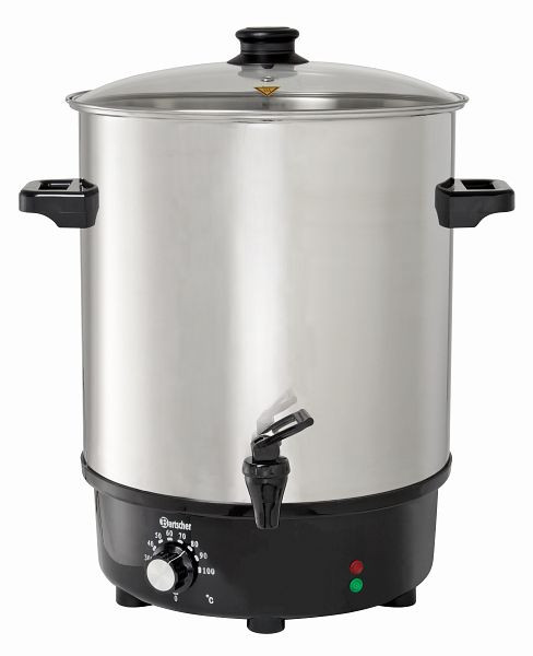 Bartscher marmite à vin chaud, marmite à conservation 30 l, acier chrome-nickel, 200057