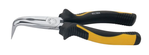 Pince ronde ELORA avec tranchant, coudée à 90 °, avec manches à deux poignées, 471, longueur: 200 mm, 0471092002000