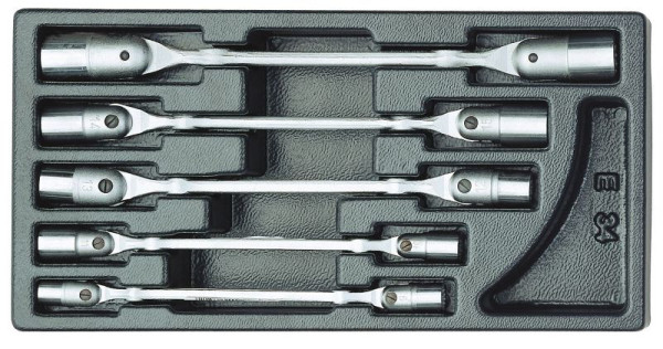 Module d'outils GEDORE, jeu de clés à double articulation, 6605070