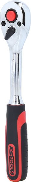KS Tools Cliquet réversible 3/8" CHROMEplus, 72 dents, manche en plastique, 915.3890