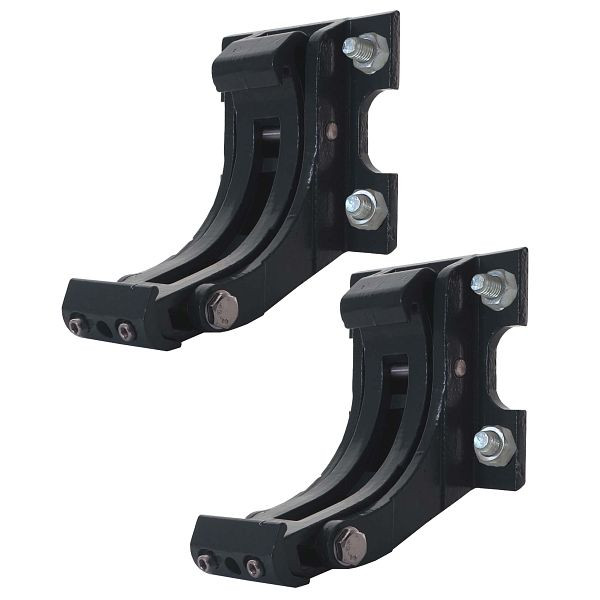 Mendler lot de 2 supports muraux pour auvent T122, T123, support mural adaptateur de montage mural, anthracite, 58310