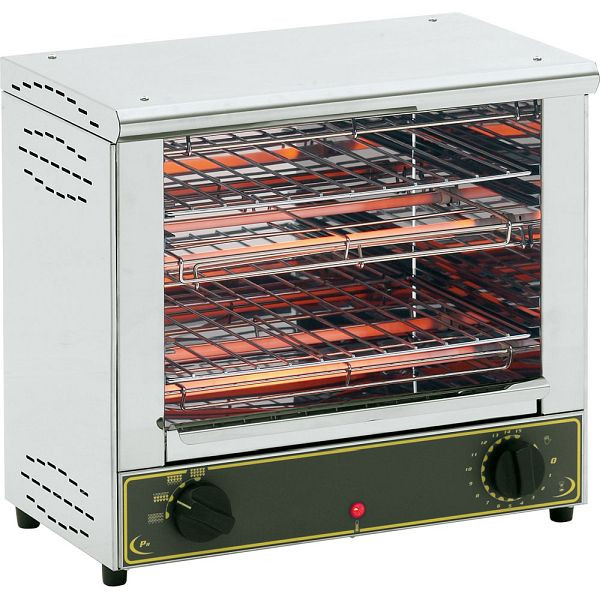 ROLLER GRILL Salamandre, deux niveaux, 300 toasts/h, dimensions 450 x 285 x 420 mm (LxPxH), KE1601002