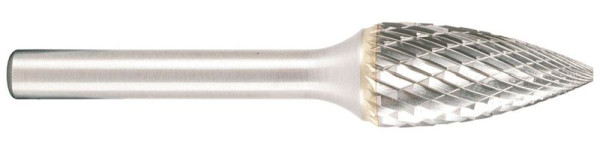 Fraise carbure Projahn forme G arc pointu d1 3,0 mm, diamètre de la tige 3,0 mm coupe transversale, 700763030