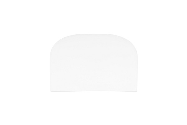Grattoir à pâte Schneider flexible, taille : 148 x 99 mm, LDPE blanc, 227240