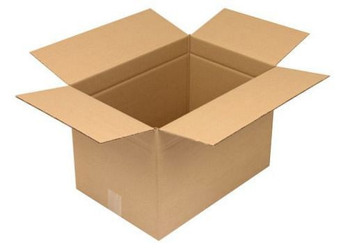 Boîte pliante en carton ondulé TransPak 1 paroi, dimensions intérieures 440 x 300 x 300 mm, format A3, qualité 1,30C, paquet de 25, 299421