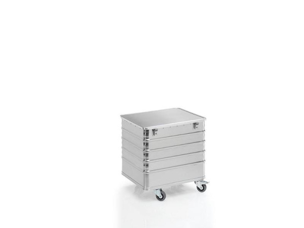 Chariot de transport Gmöhling avec couvercle et parois fermées G®-TRANS D 3008 / 235 D, 223 l, 220300833