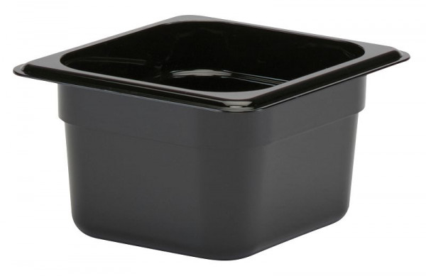Conteneur GN Cambro 1 / 6-100 mm Camwear® Noir, VE: 6 pièces, 64CW110