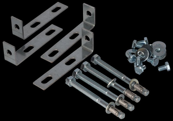 Kit de fixation DENIOS pour dépôt PolySafe types D, C, 2C, K, 212-607