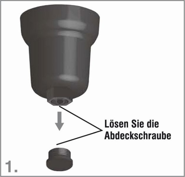 Aide à la vidange d'huile Kunzer pour cartouches de filtre à huile VW, 7OAH1
