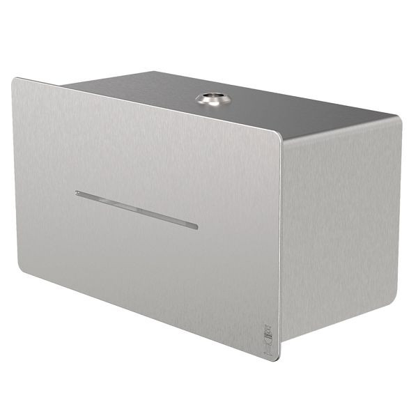 Distributeur de papier toilette KEMMLIT LOKI, acier inoxydable, 252 499