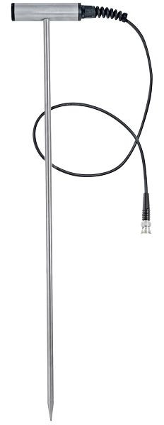 Sonde de pénétration Greisinger GTF 40 T-1000 en acier inoxydable, 1000 mm, avec câble de 1 m et fiche BNC, 606791